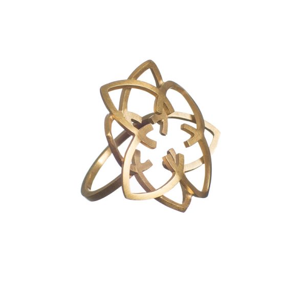 Arabik ring goldplated