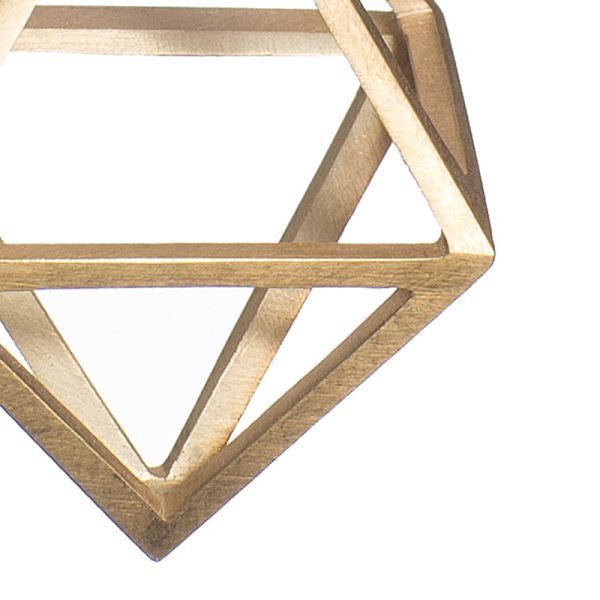 Crystal star goldplated - Image 3